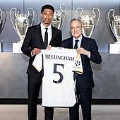 Presentación de Bellingham: «Crecí viendo al Real Madrid. Creo que eso es lo que me hizo soñar con jugar en este club»