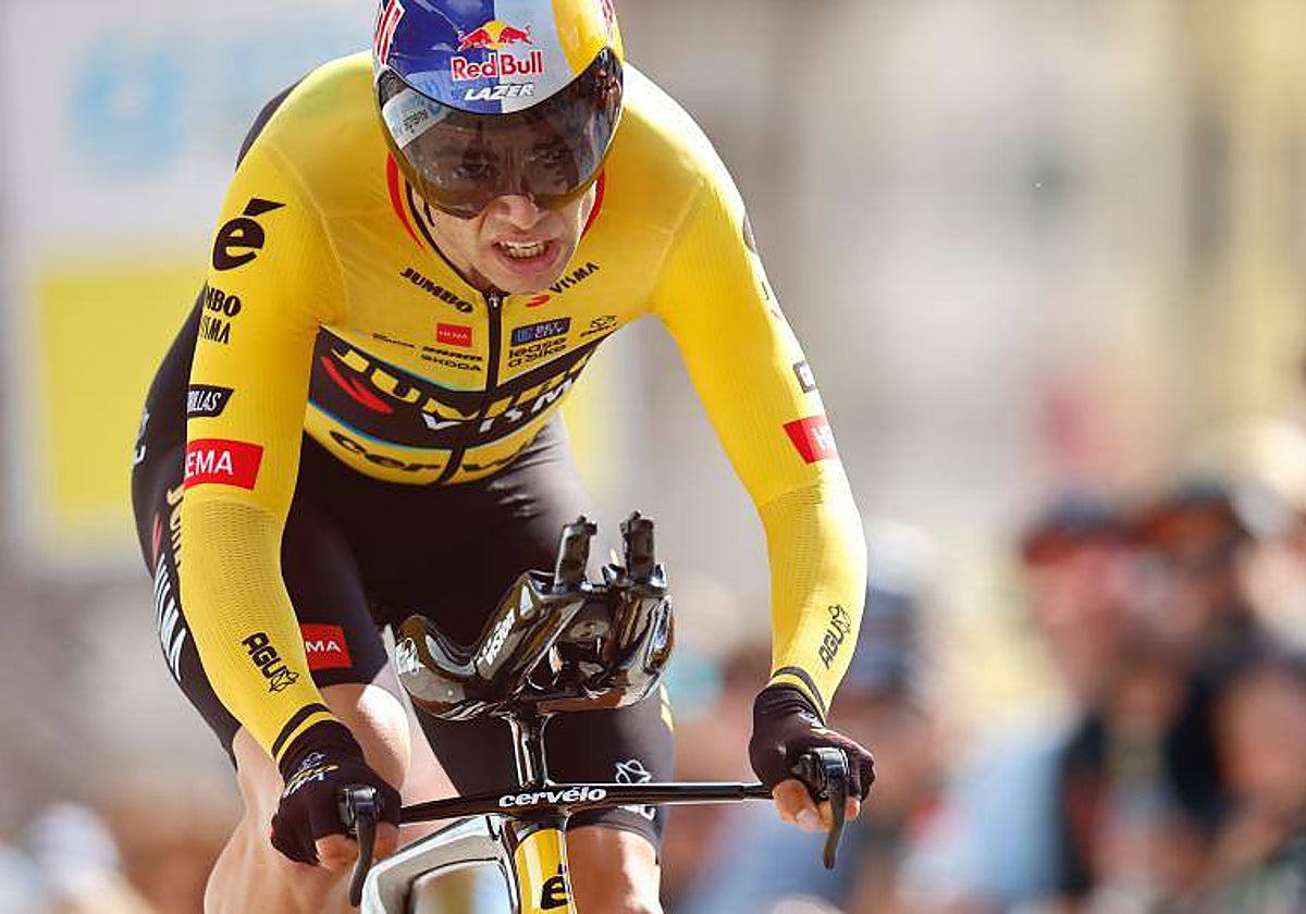 Wout van Aert, en la Vuelta a Suiza