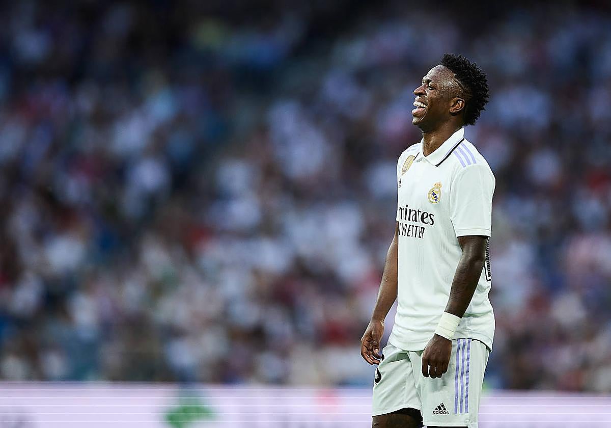 Vinicius Jr durante un partido