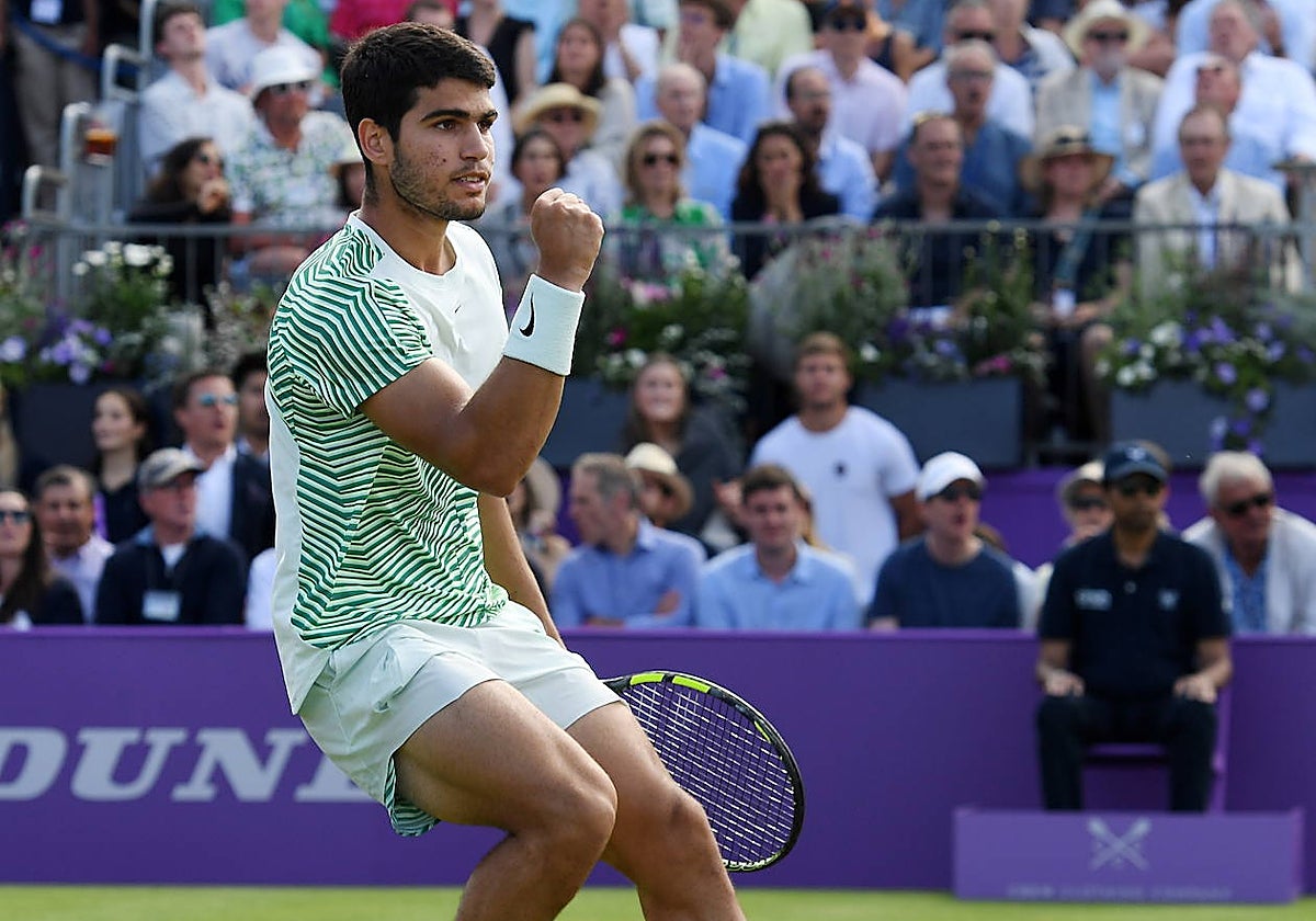 Estadísticas del Alcaraz - Lehecka | Octavos de final del Londres ATP 500