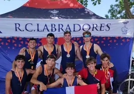 El Náutico y el Labradores lideran el medallero del Campeonato de España de remo olímpico en Bañolas