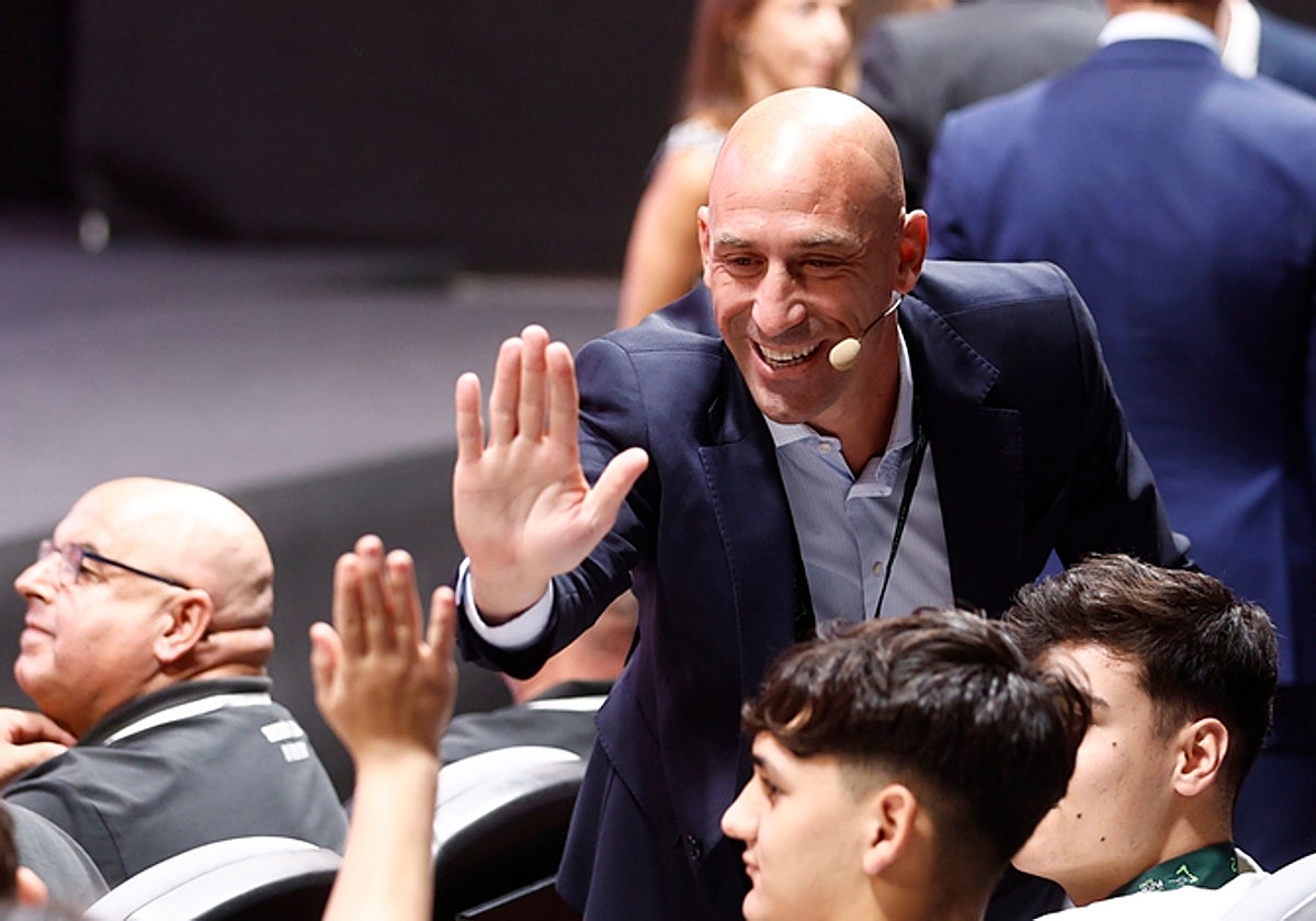 José Luis rubiales, presidente de la Federación Española de Fútbol
