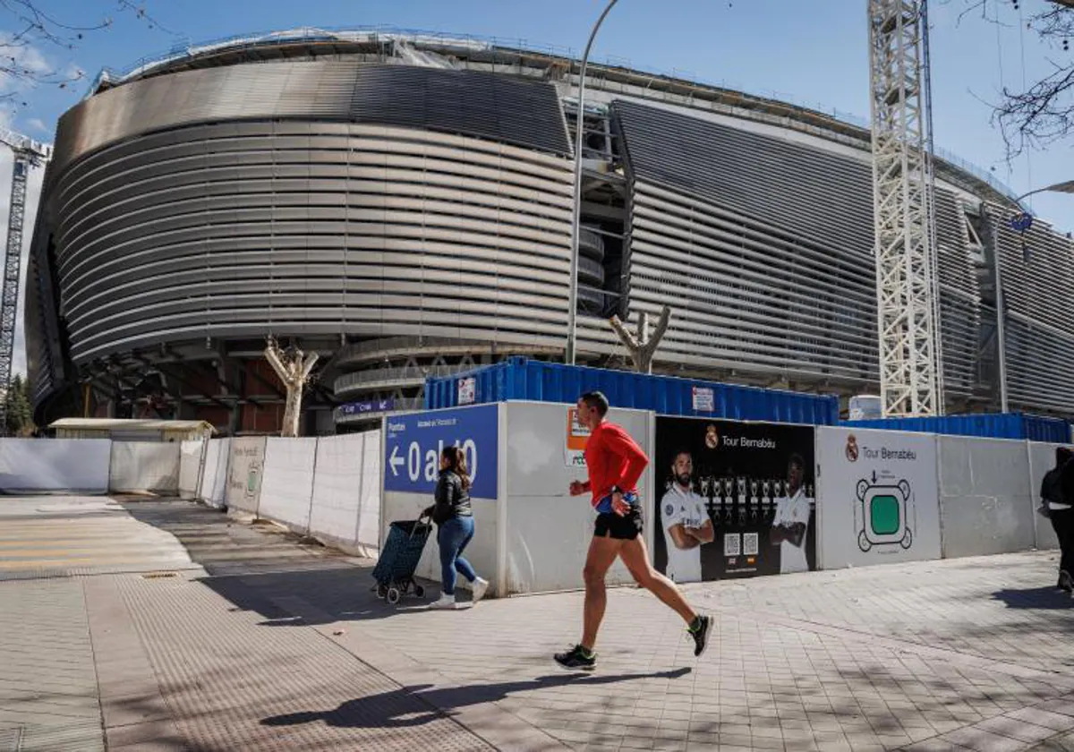 Última actividad en Madrid en el estadio Santiago Bernabéu