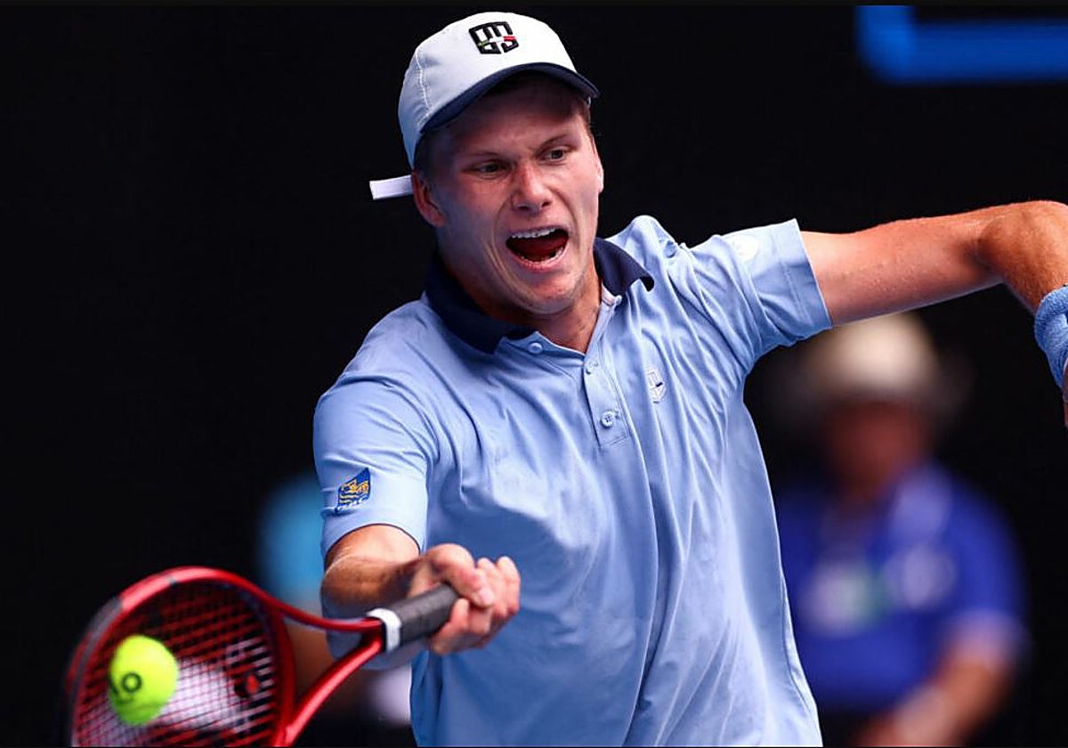 Brooksby en el último Open de Australia