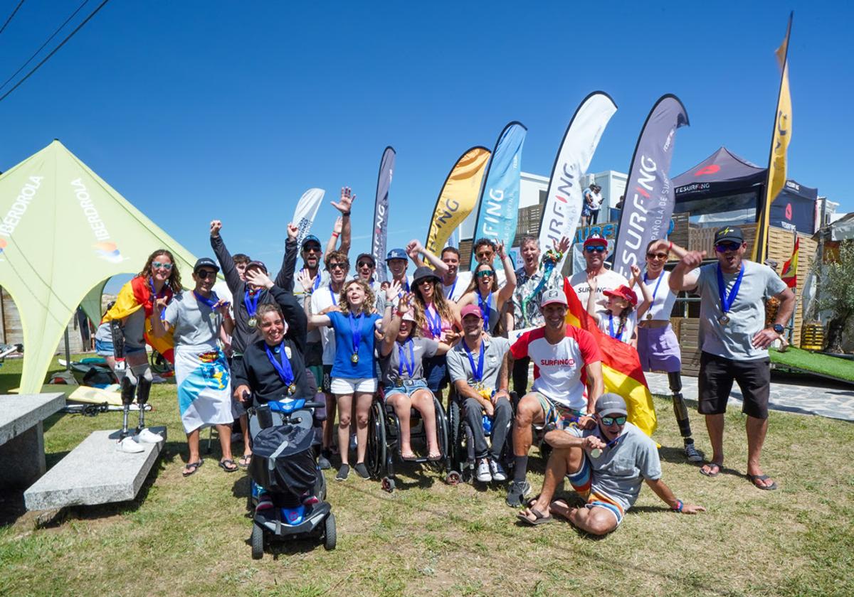 España, nuevo campeón de Europa en Parasurfing