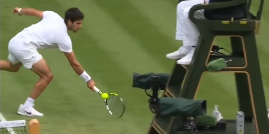 The incredible ‘passing’ of Alcaraz that left the Wimbledon public speechless