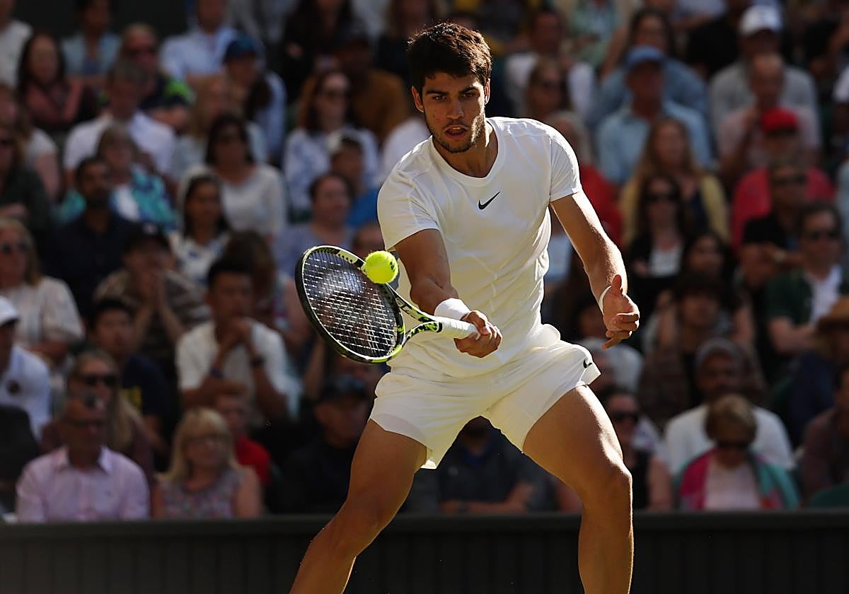 Alcaraz - Rune, en directo: partido de cuartos de final de Wimbledon hoy