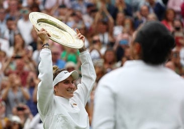 Marketa Vondrousova, campeona de Wimbledon