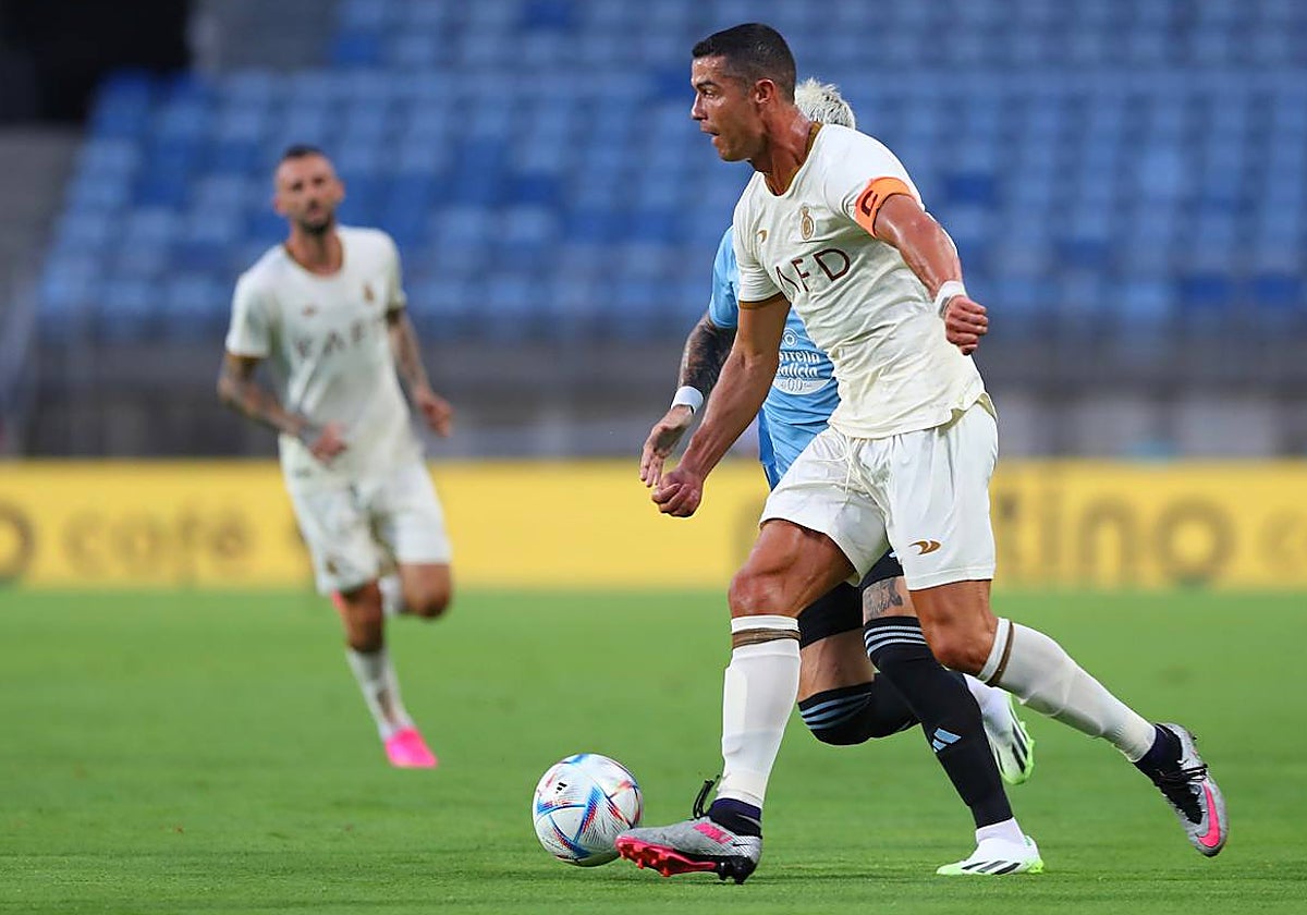 Cristiano Ronaldo, ante el Celta de Vigo