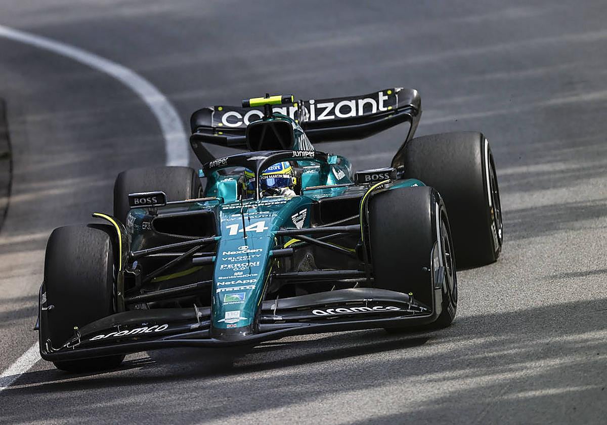 Fernando Alonso, piloto de Aston Martin