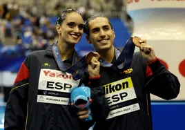 Mireia Hernández y Dennis González se cuelgan el bronce en el dúo mixto libre