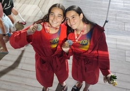 Las sevillanas Reyes Díaz y Aroa Sánchez se proclaman subcampeonas de Europa en categoría juvenil