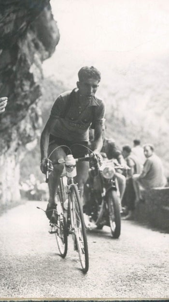 Federico Martín Bahamontes en acción