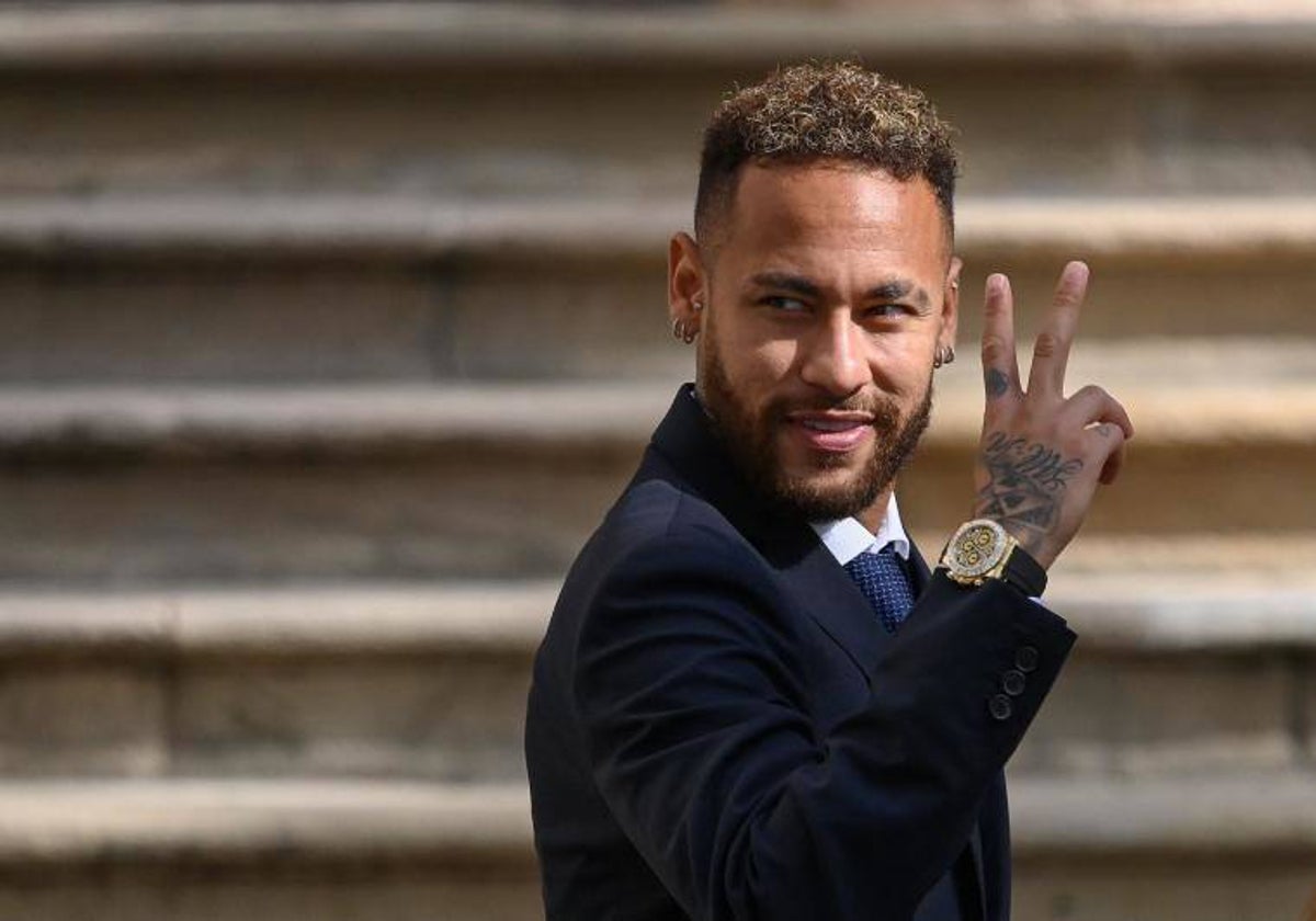 Neymar, en Barcelona