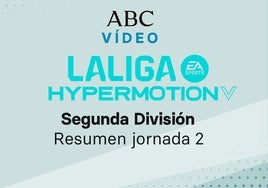Jornada 2 de la Liga de Segunda división: goles y resumen en vídeo de los partidos