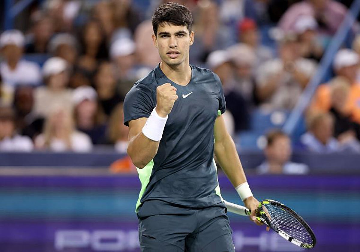 Carlos Alcaraz - Max Purcell, Masters 1.000 de Cincinnati, en directo hoy