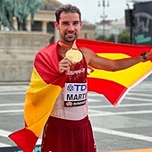 Álvaro Martín, campeón del mundo de 20 kilómetros marcha