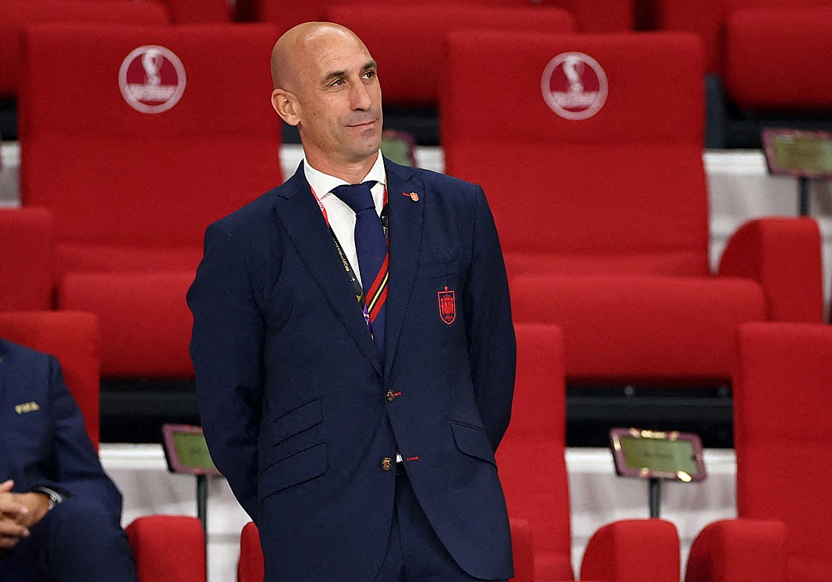 Luis Rubiales, en la previa de la final del Mundial de Australia y Nueva Zelanda