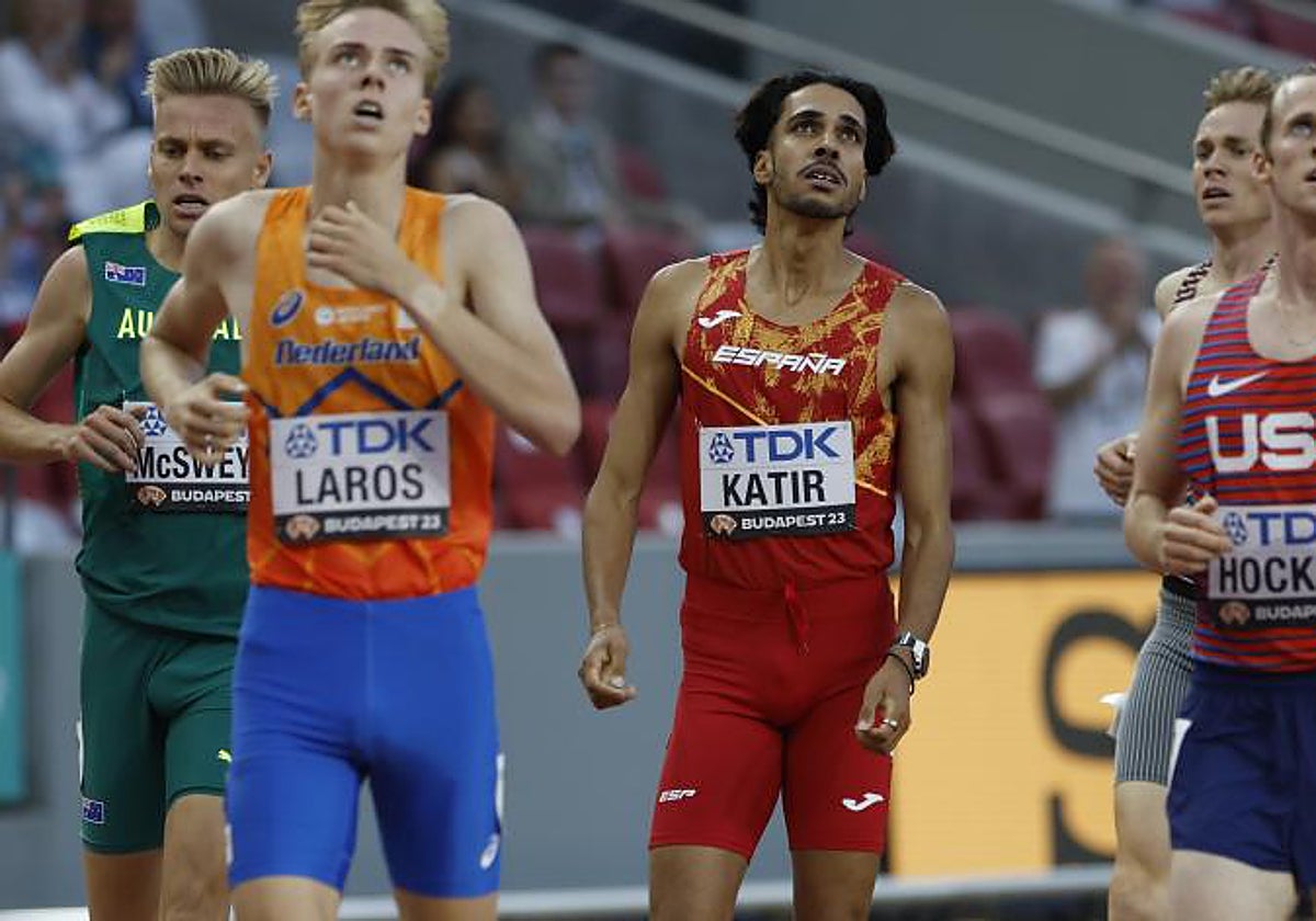 Mo Katir, tras caer eliminado en el 1.500