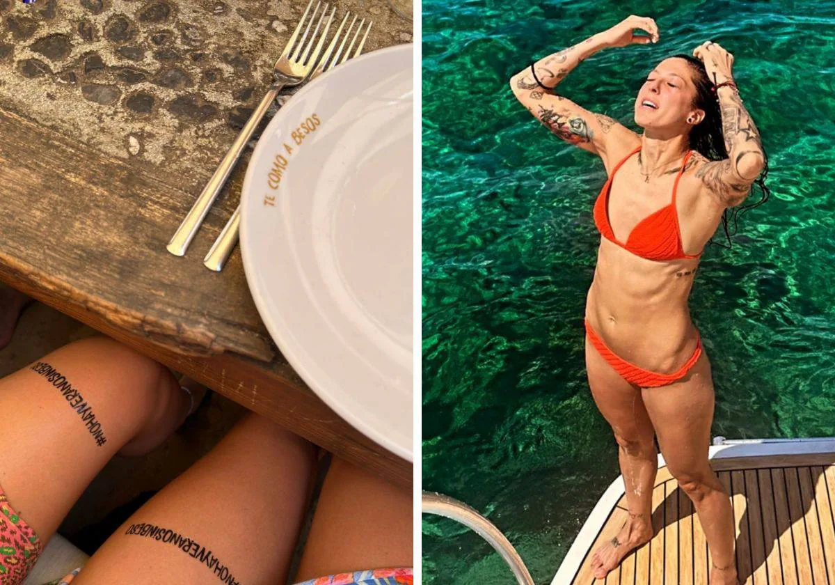 Alexia Putellas apuesta por un bikini cebra de Mango