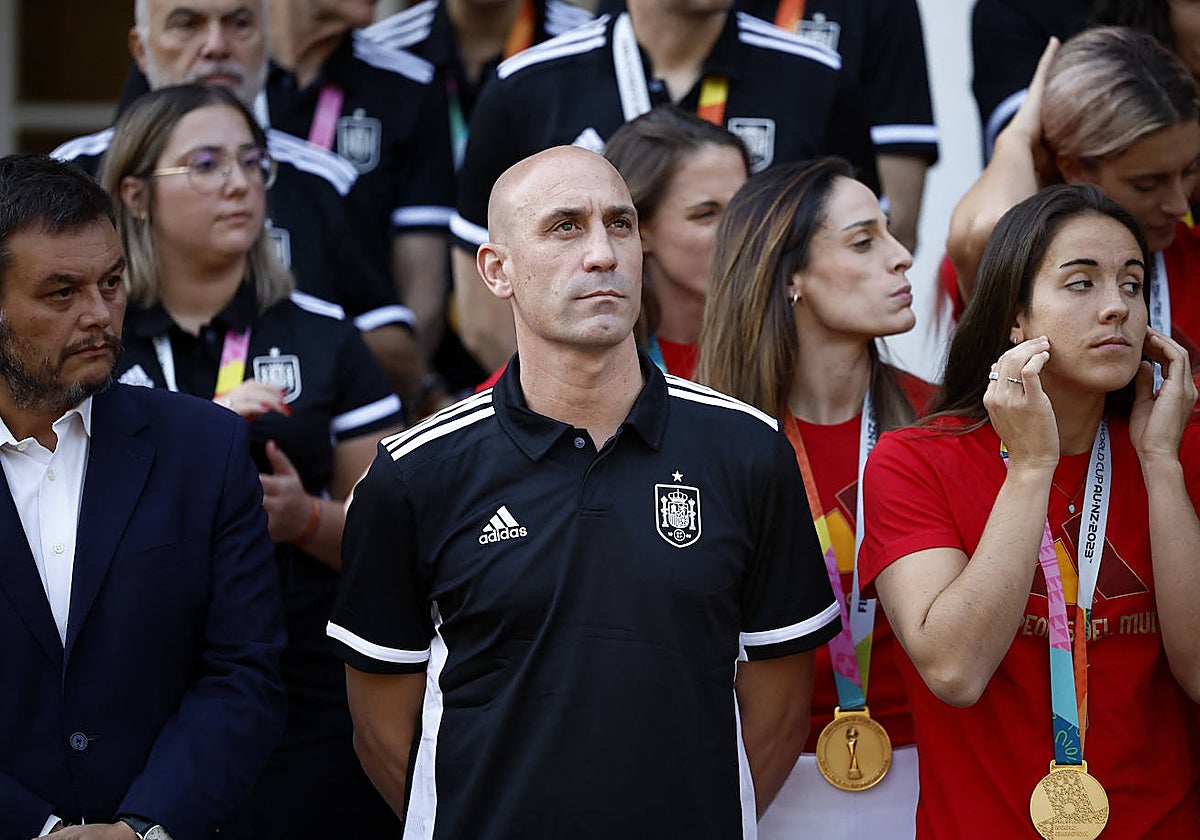 El presidente de la Federación Española de Fútbol (RFEF), Luis Rubiales
