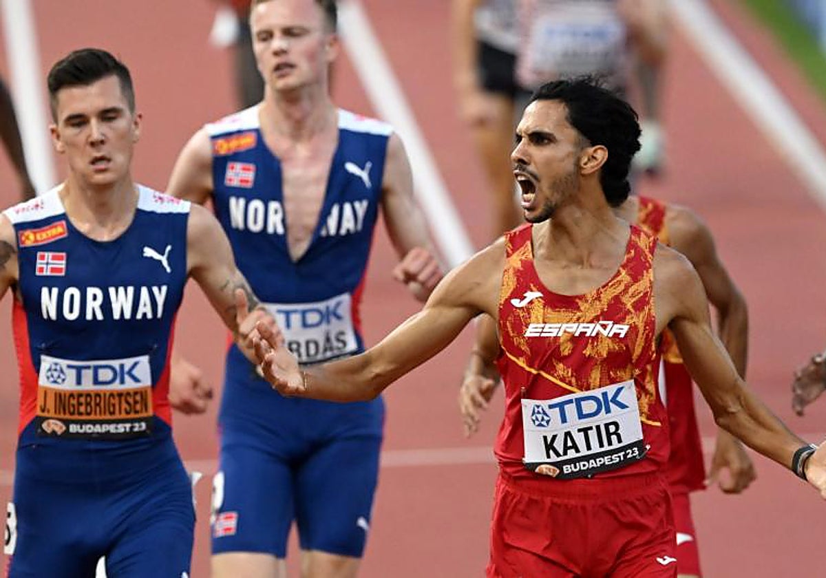 Katir, tras ganar su semifinal del 5.000