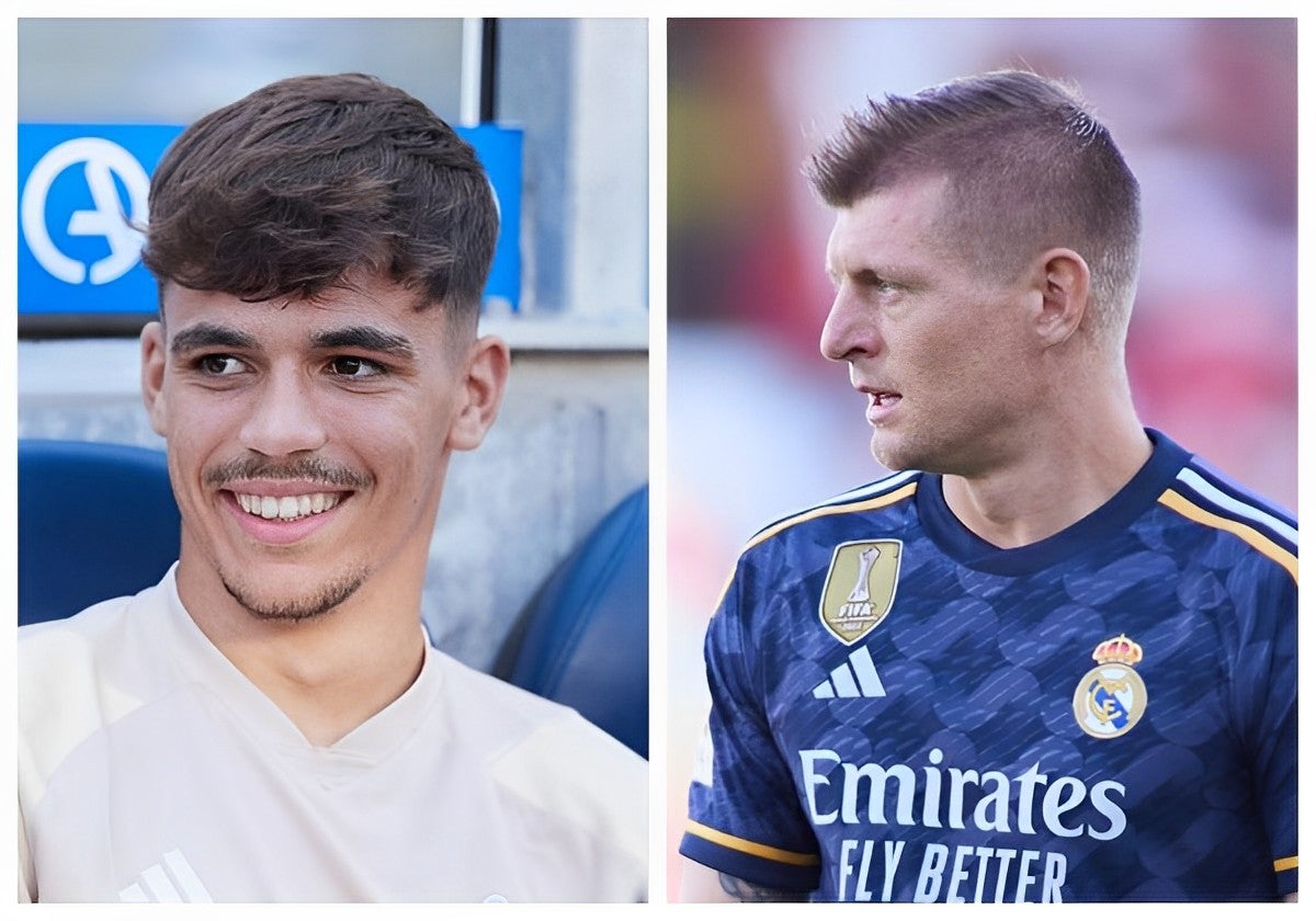 Gabri Veiga y Toni Kroos