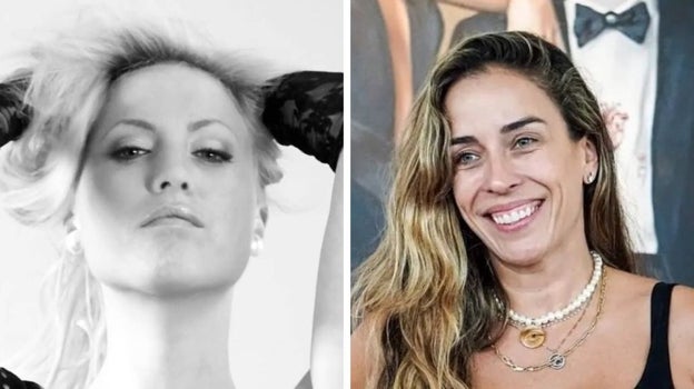 La modelo Brigit Tenorio, a la izquierda; la pintora mexicana Roberta Lobeira, a la derecha