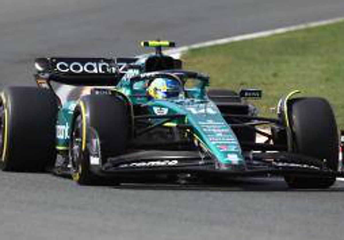 El Aston Martin de Alonso, en Zandvoort