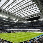 El Santiago Bernabéu presume de techo