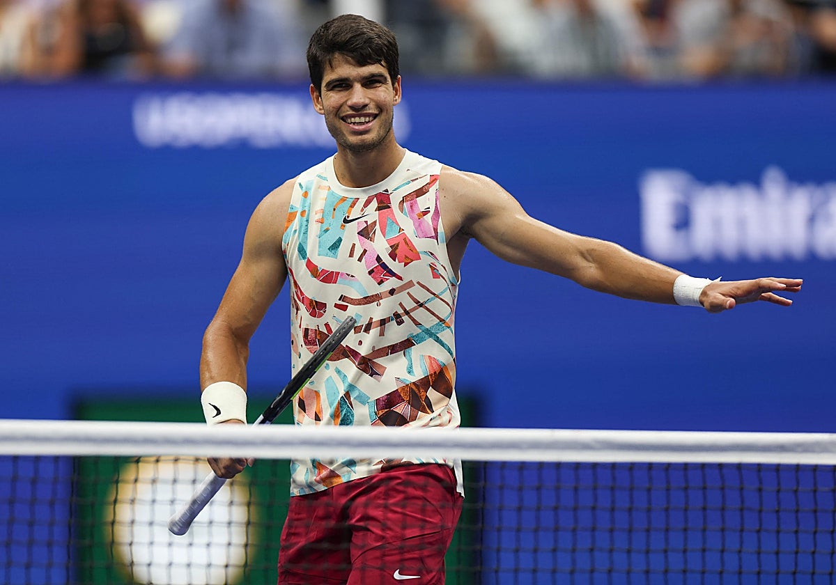 Carlos Alcaraz, ante Arnaldi