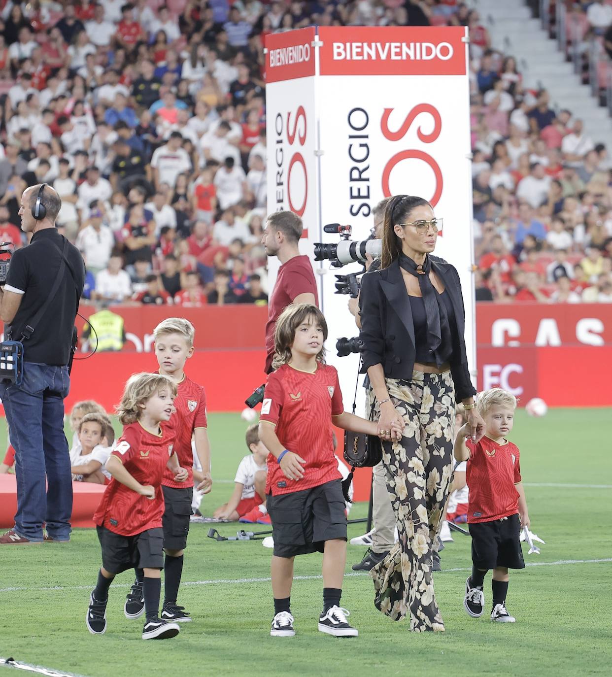 La presentación de Sergio Ramos como nuevo jugador del Sevilla FC