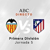 Valencia - Atlético, estadísticas del partido