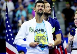 Djokovic homenajea a Kobe Bryant con el '24': «Hablábamos mucho sobre mentalidad ganadora»