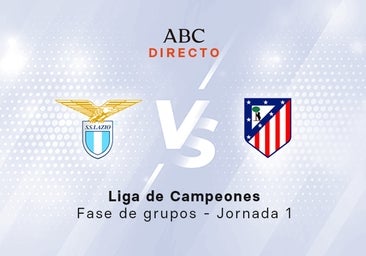 Lazio - Atlético, estadísticas del partido de Champions
