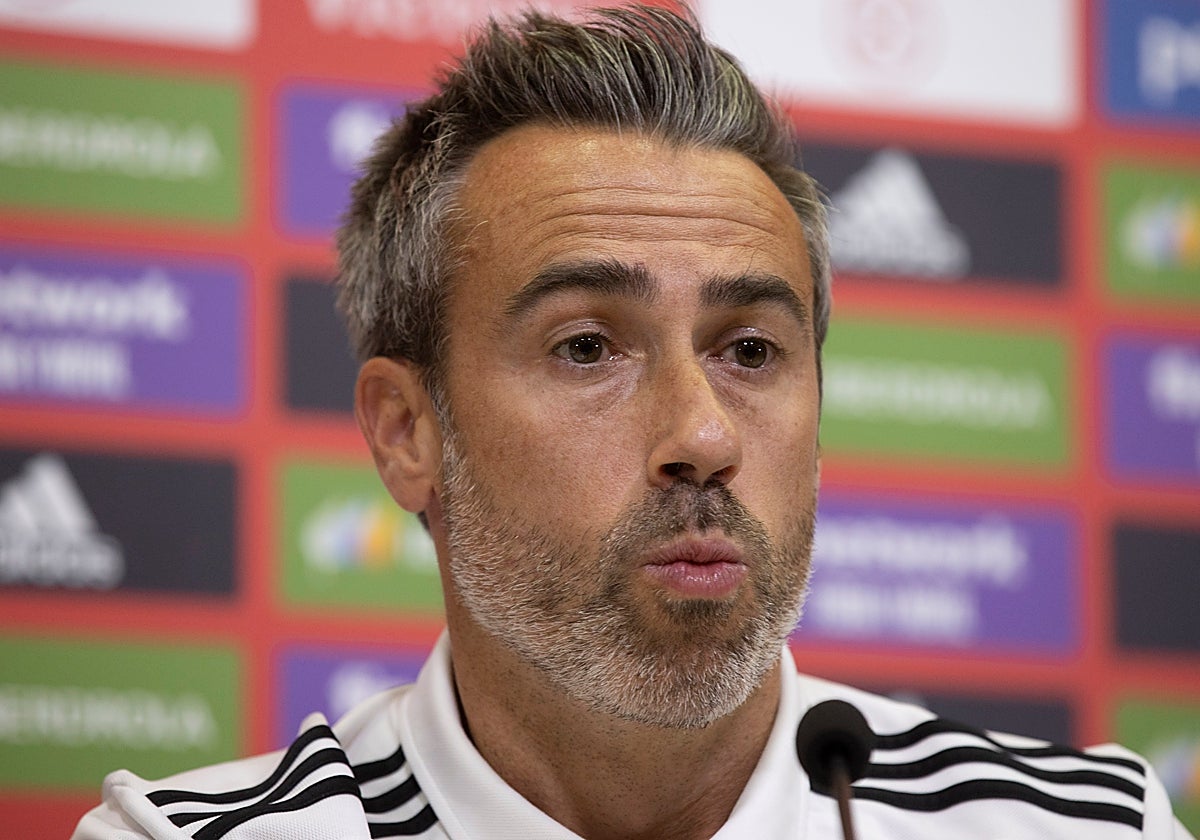 Jorge Vilda, en su etapa como seleccionador del combinado femenino español