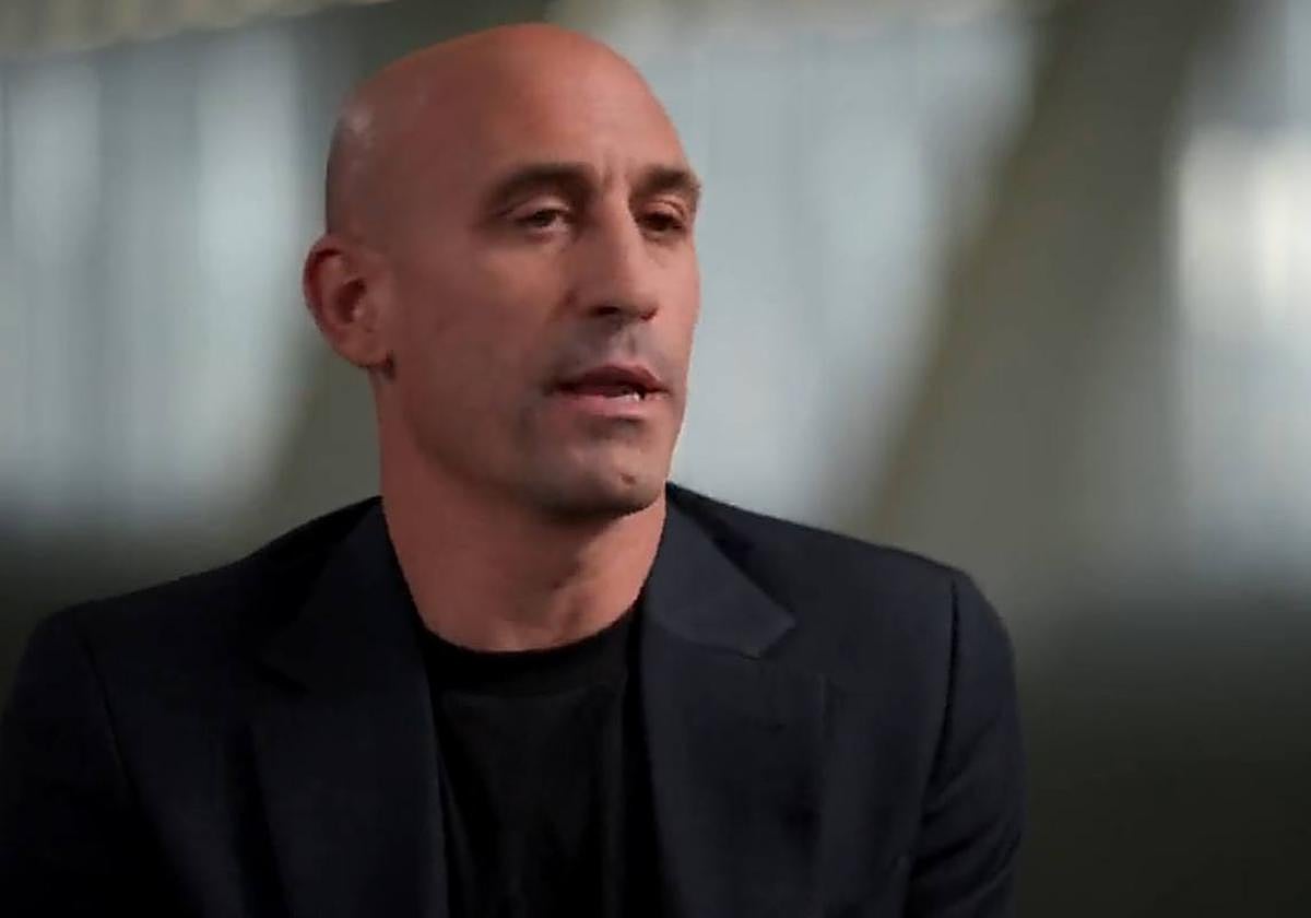 El expresidente de la Real Federación Española de Fútbol Luis Rubiales