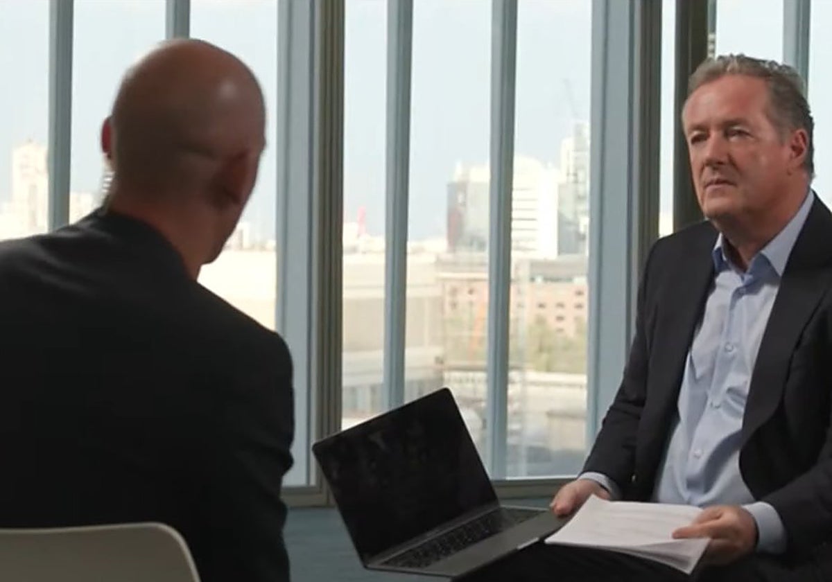 Rubiales en la entrevista con