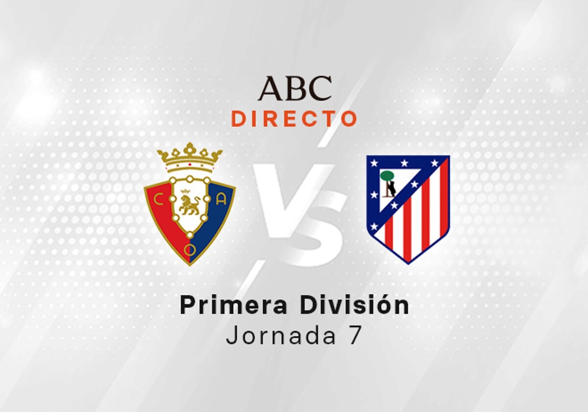 Estadísticas de osasuna contra atlético de madrid