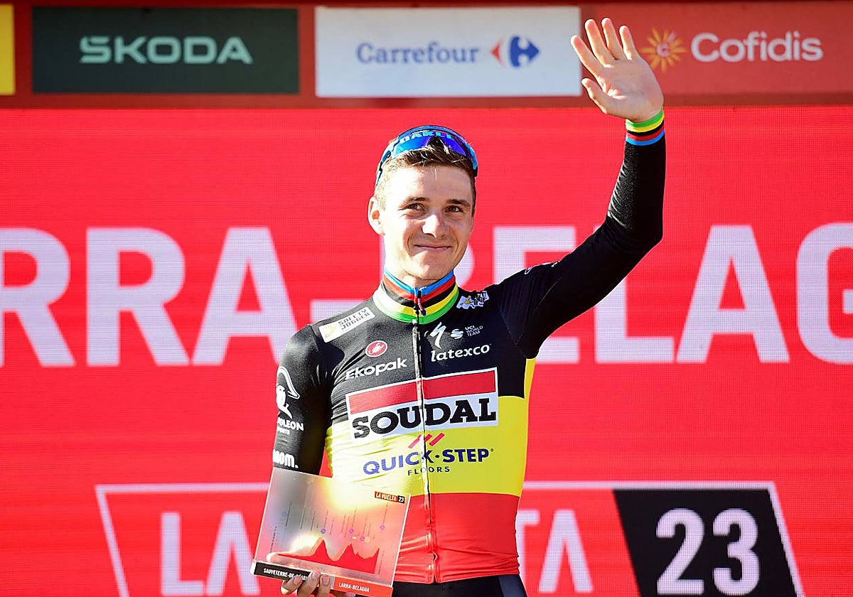 El ciclista belga Remco Evenepoel