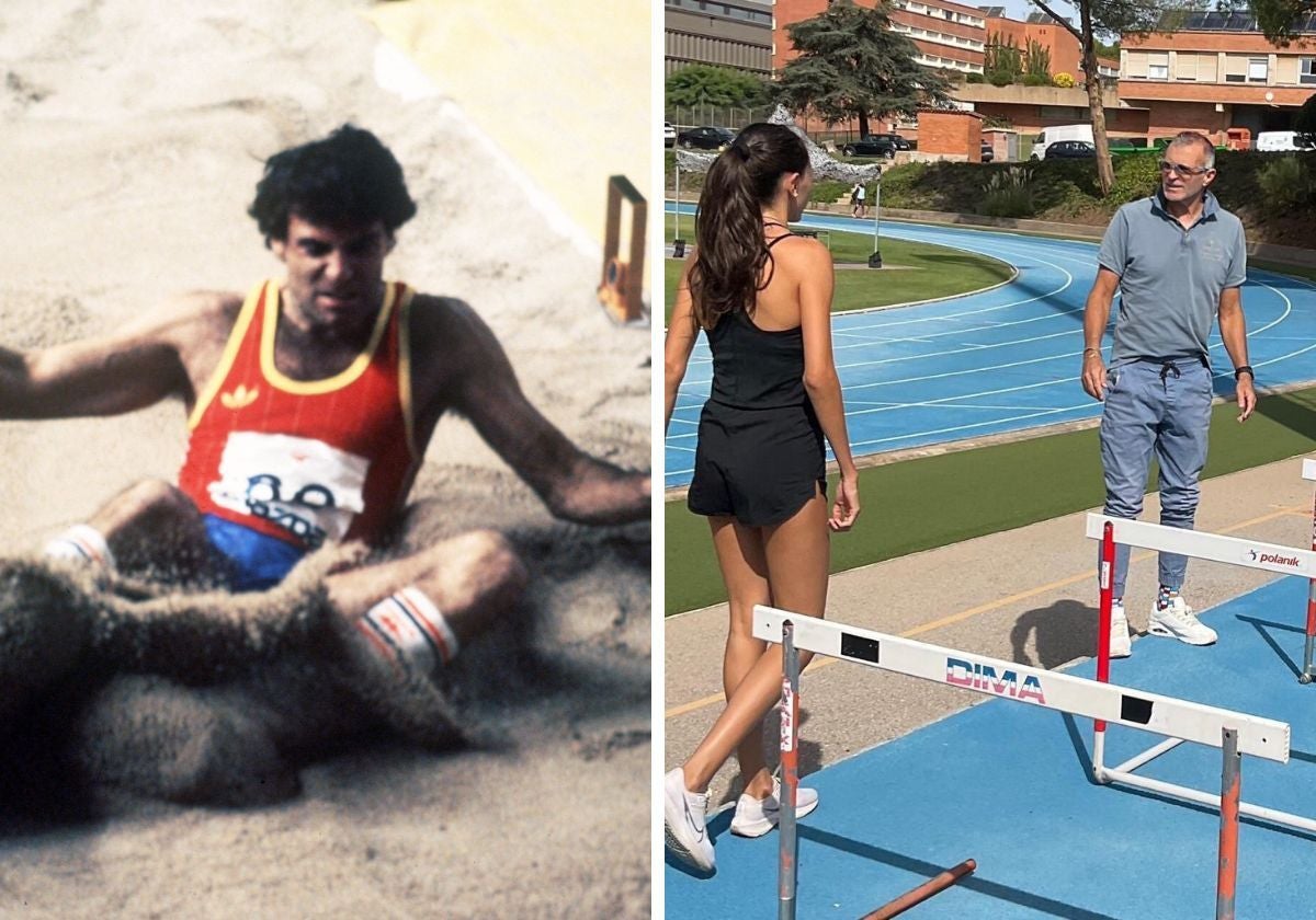 Antonio Corgos ayer, de corto, y hoy, como entrenador