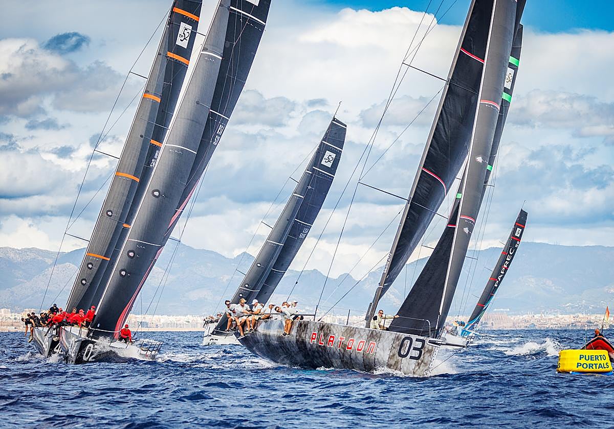 Platoon llega a barlovento en la primera manga