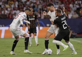 Sevilla - Lens, las notas de los jugadores:  de la constancia de Ocampos al fulgor de Lukebakio