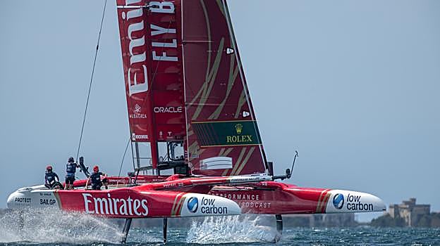 Emirates GBR ganó el evento de Rolex Sail GP de Taranto