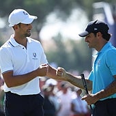 Carlos Sainz también le da al golf