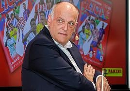 Tebas: «No tengo ni idea de si el Real Madrid adultera la competición»