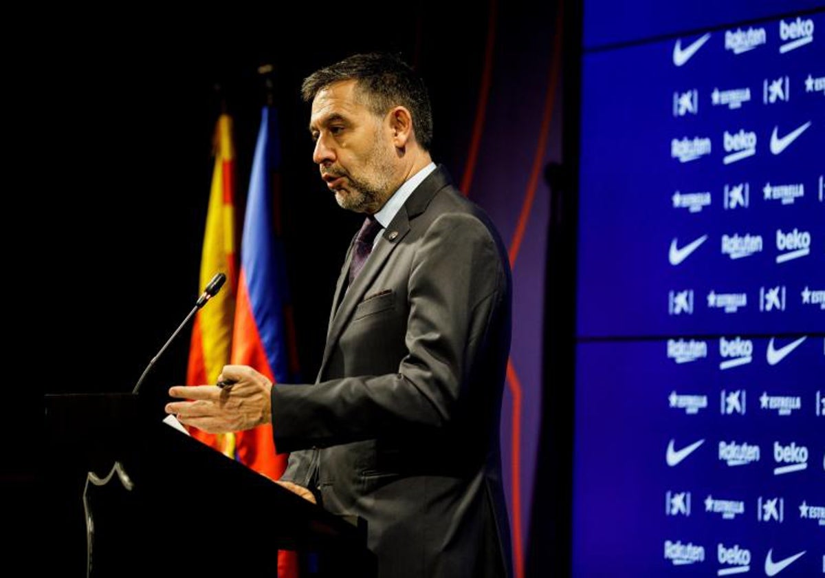 El expresidente del Barça Josep Maria Bartomeu, en 2020
