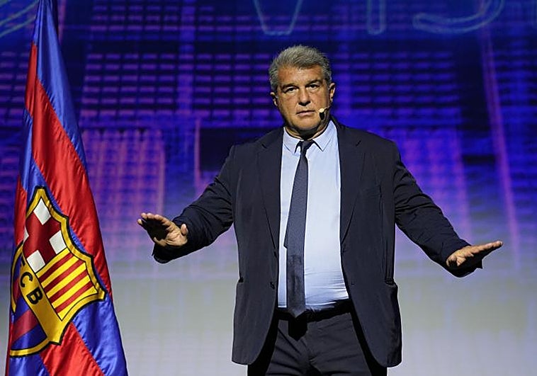 El presidente del Barça, Joan Laporta
