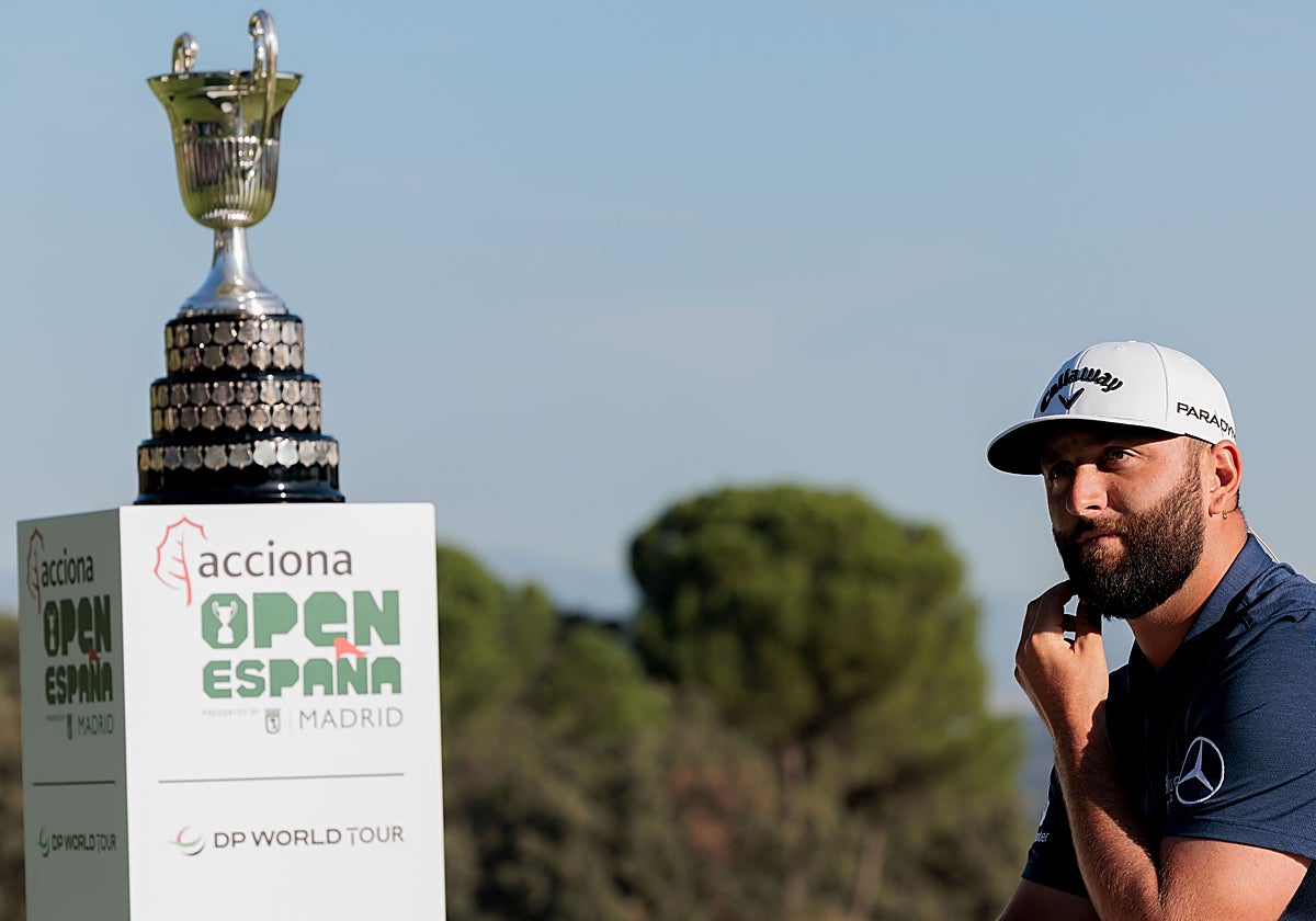 Jon Rahm, en Madrid