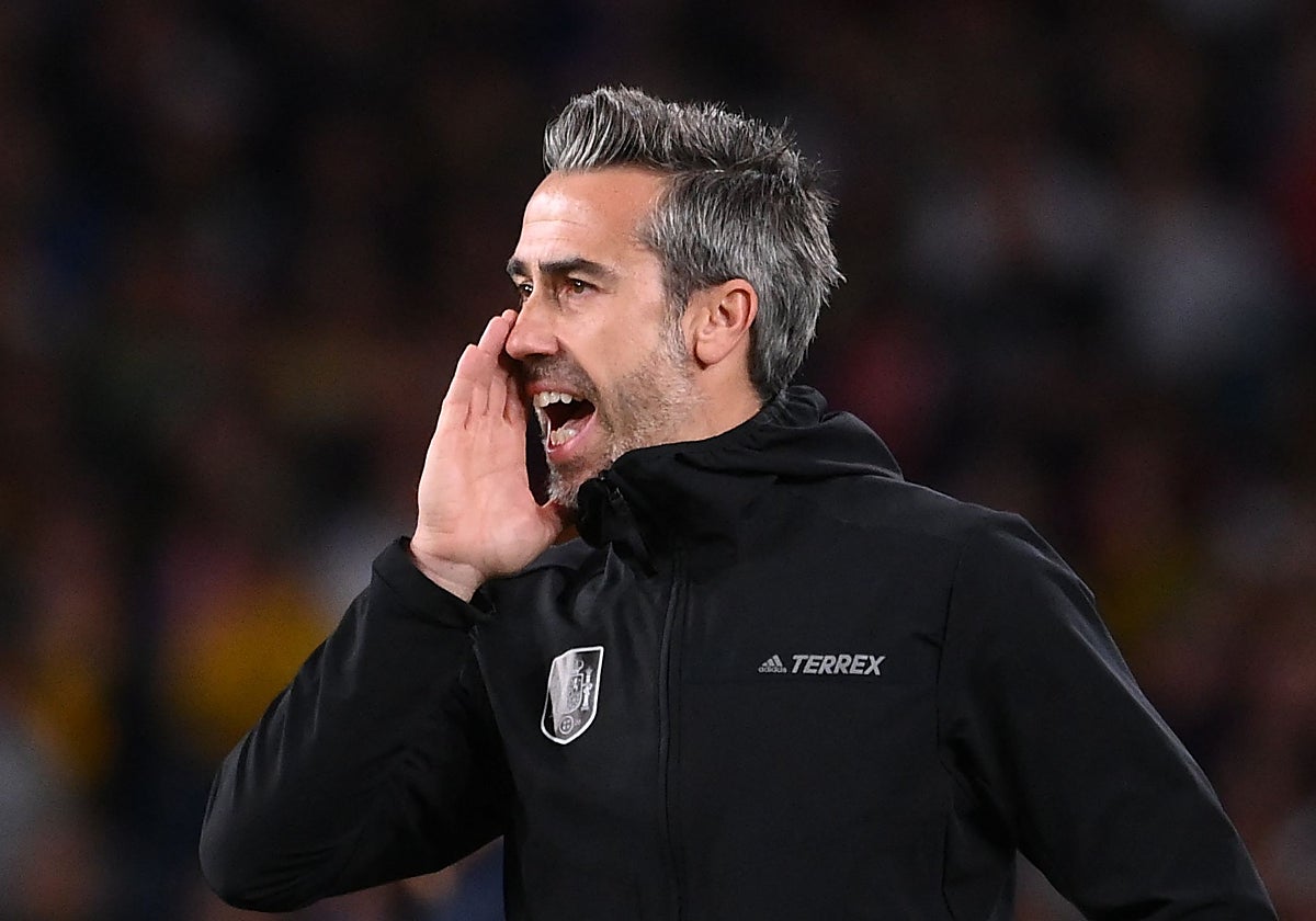 Jorge Vilda, en su etapa como seleccionador de España